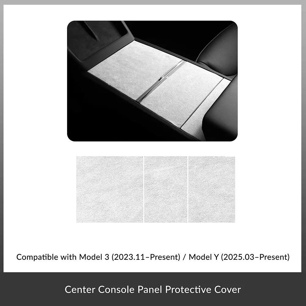 Tesla Model 3 Highland / Y Juniper Suede Armrest Cover & Interior Trim Kit (5-Piece)-6