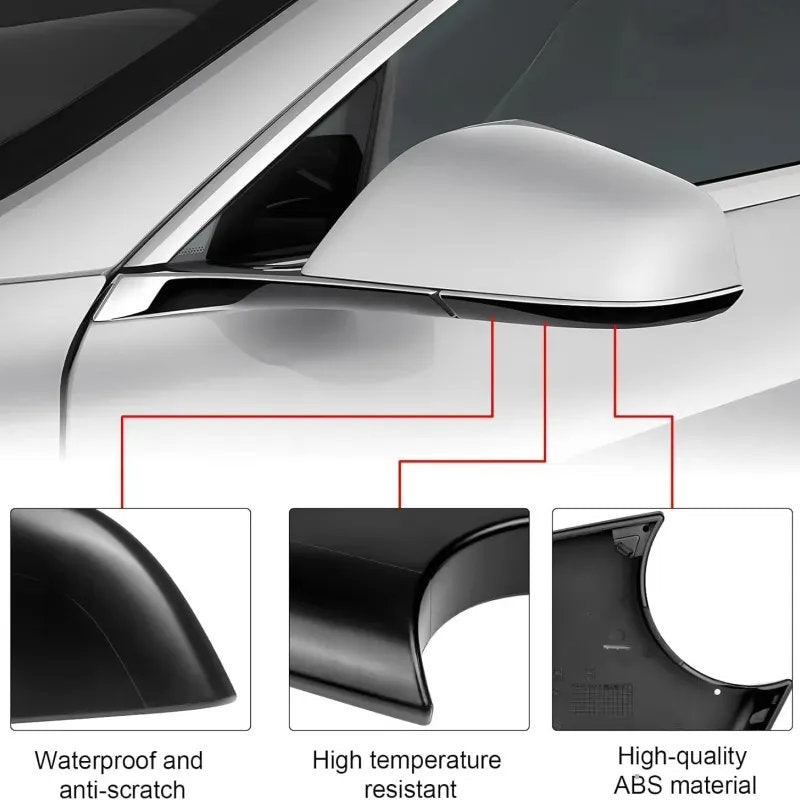 Tesla Model 3（2017-2024）/ Y（2020-2024） Mirror Base Cover Replacements