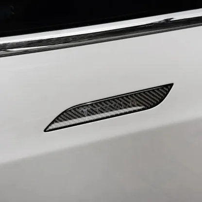 Tesla Model S Door Handle Protectors (2012-2020) – Carbon Fiber Style