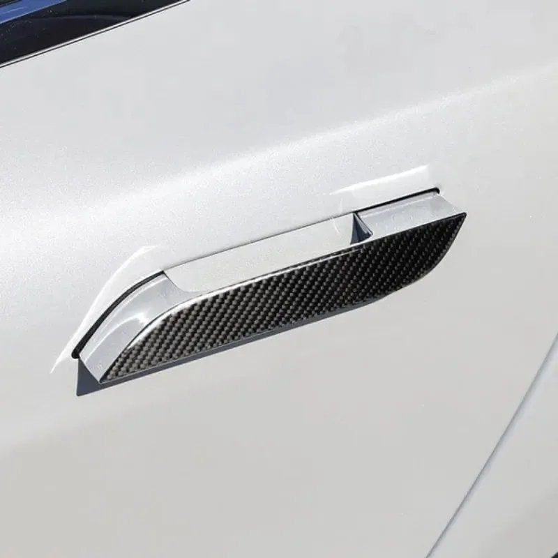 Tesla Model S Door Handle Replacement – Real Carbon Fiber Trim (2020-2023)-3
