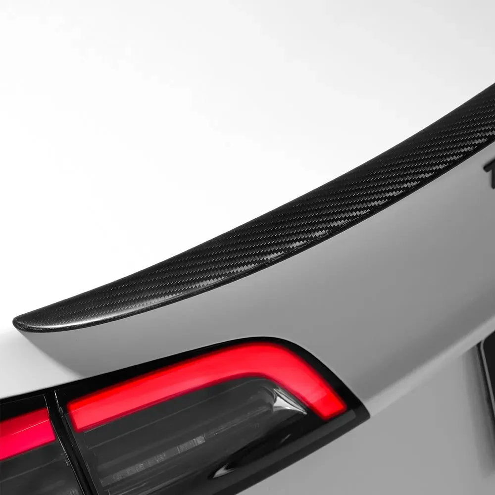 Tesla Model S Real Carbon Fiber Trunk Spoiler