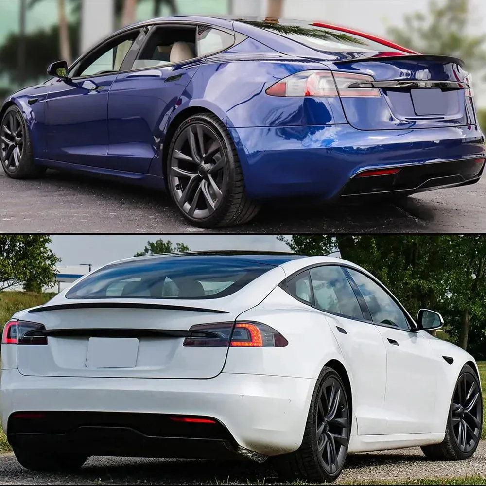 Tesla Model S Real Carbon Fiber Trunk Spoiler