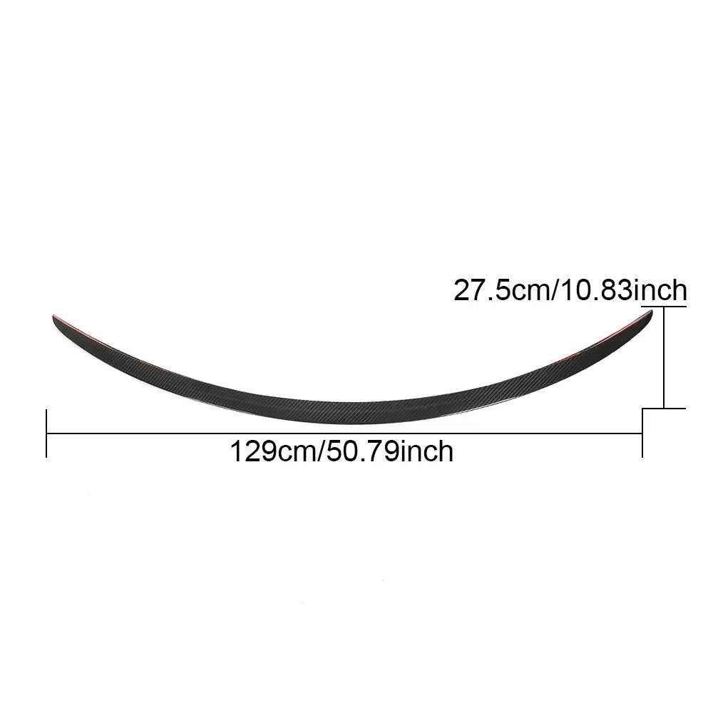 Tesla Model S Real Carbon Fiber Trunk Spoiler