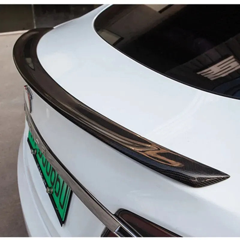Tesla Model S (2016-2020) Carbon Fiber Spoiler - Genuine Molded Carbon Fiber