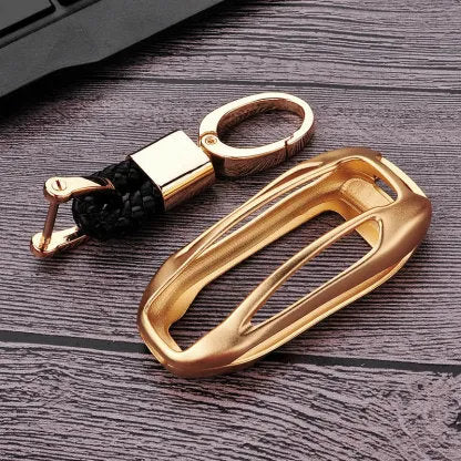 Tesla Model X Aluminum Metal Keychain Cover