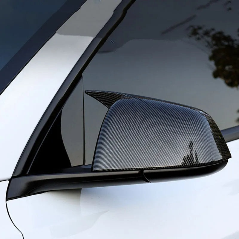 Tesla Model Y Bullhorn Shaped Mirror Covers (2020-2023)