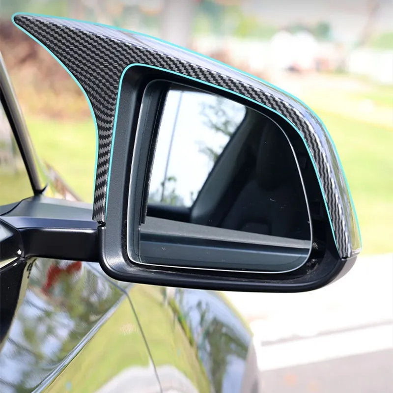 Tesla Model Y Bullhorn Shaped Mirror Covers (2020-2023)