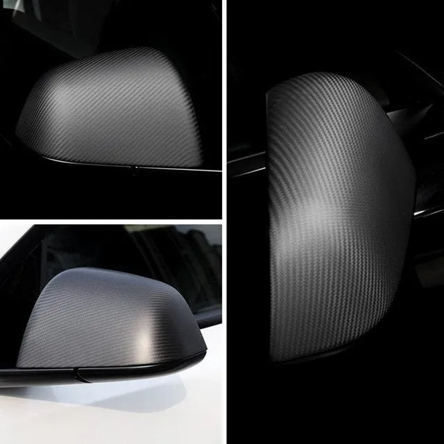 Tesla Model Y Carbon Fiber Mirror Caps (2020-2023) – Real Molded Carbon Fiber