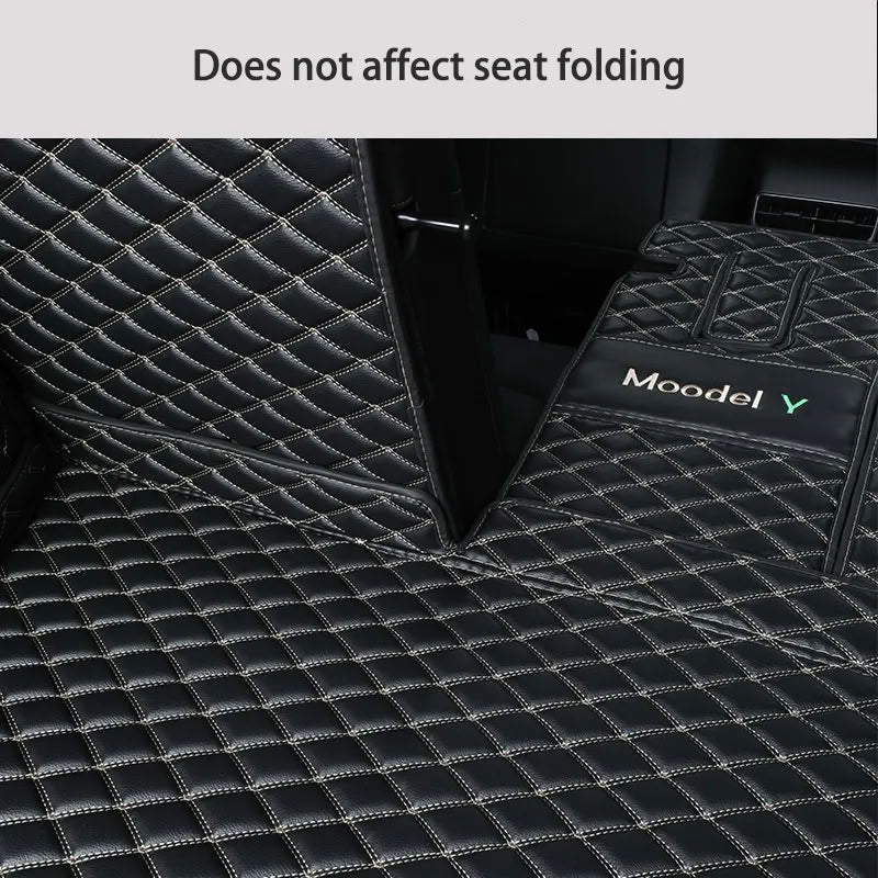 Tesla Model Y Trunk Mats – Waterproof, Soundproof, Stain-Resistant