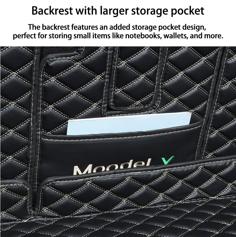 Tesla Model Y Trunk Mats – Waterproof, Soundproof, Stain-Resistant