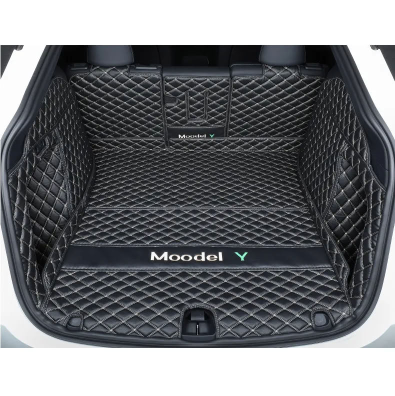 Tesla Model Y Trunk Mats – Waterproof, Soundproof, Stain-Resistant