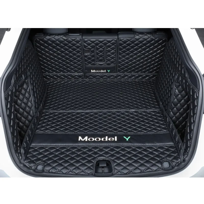 Tesla Model Y Trunk Mats – Waterproof, Soundproof, Stain-Resistant