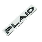 Tesla Plaid Emblem (Various Colors)