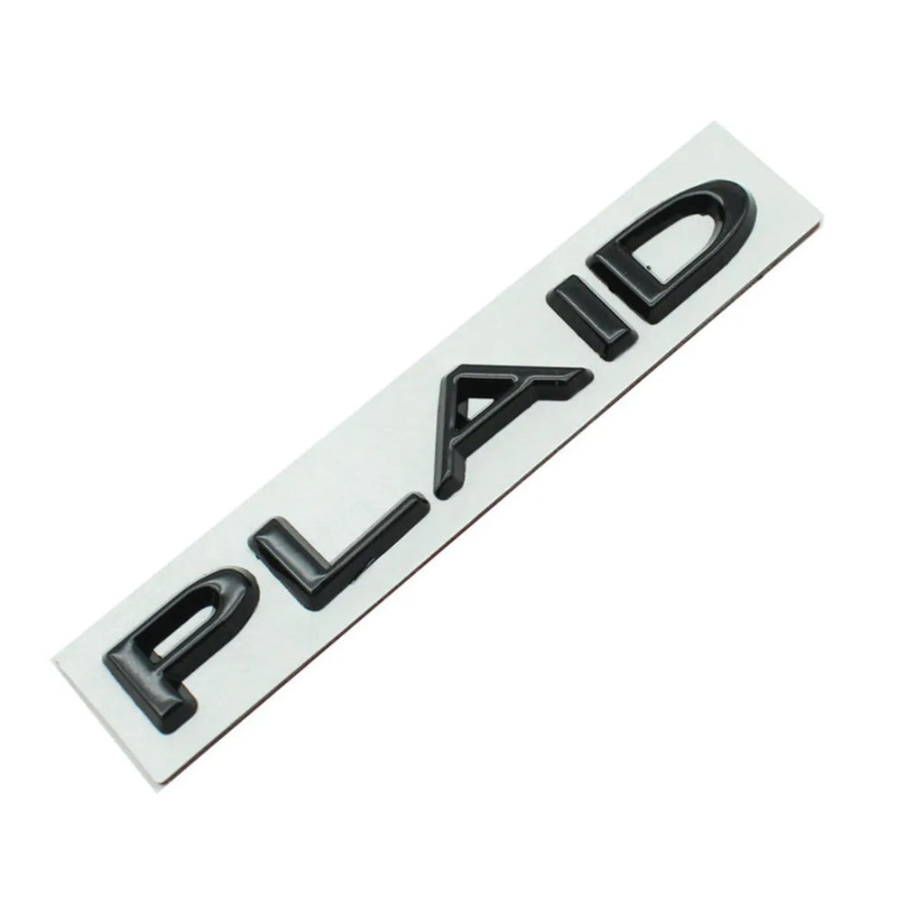 Tesla Plaid Emblem (Various Colors)