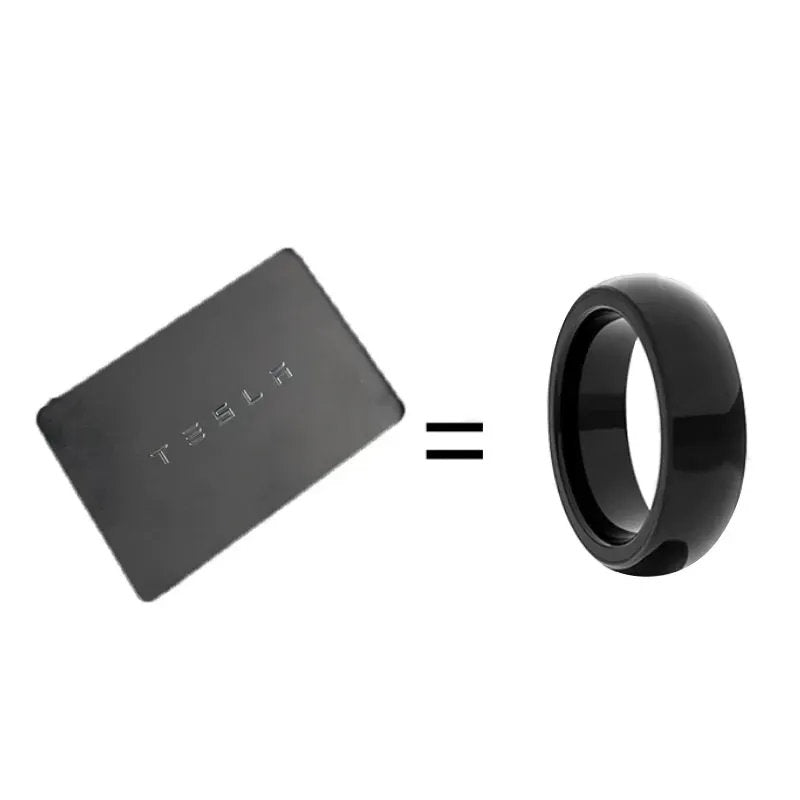 Tesla Smart Key Ring for Model 3/Y – Zirconia Ceramic RFID Key