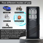 Tesla Smart Wireless Inflatable Pump – 150 PSI, 5000mAh Battery, Portable & Intelligent Tire Inflato