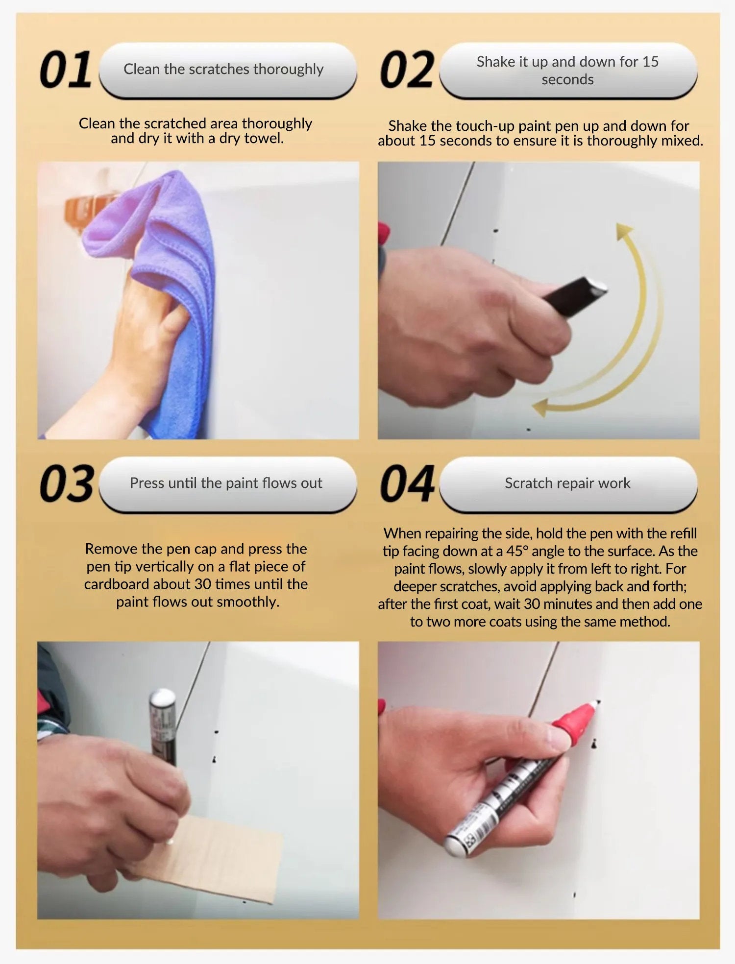 Tesla Touch Up Paint | Easy Paint Repair Kit for Tesla Model 3/Y/X/S