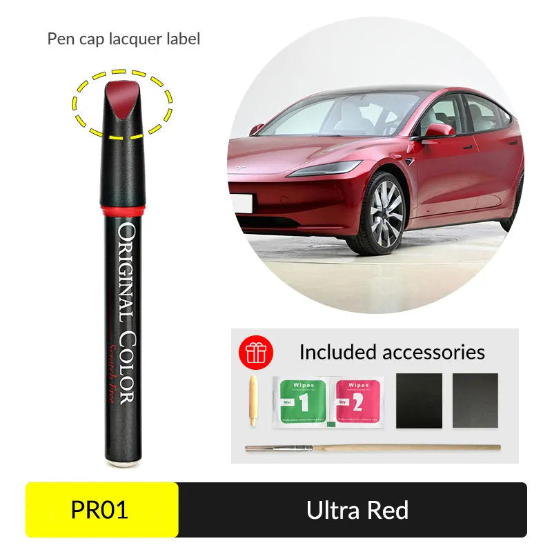Tesla Touch Up Paint | Easy Paint Repair Kit for Tesla Model 3/Y/X/S