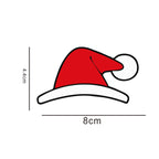 Tesla Christmas Hat Emblem Sticker for Model 3/Y/S/X