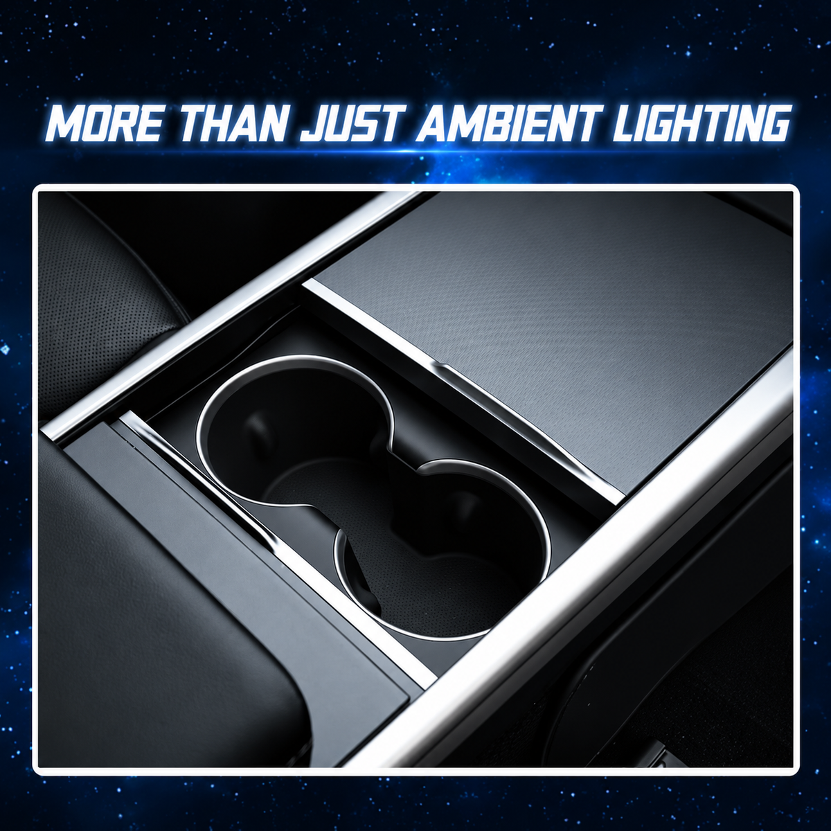 Tesla Cup Holder Ambient Light Kit for Model 3 Highland & Model Y Juniper/Model YL