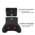 Tesla Electric Massage Headrest | 3D Neck & Lumbar Support