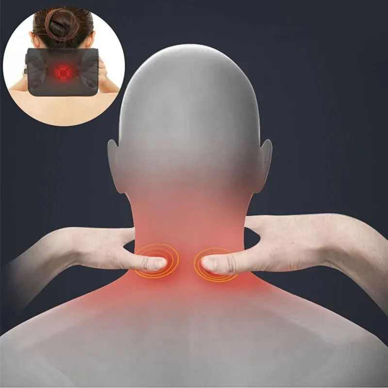 Tesla Electric Massage Headrest | 3D Neck & Lumbar Support