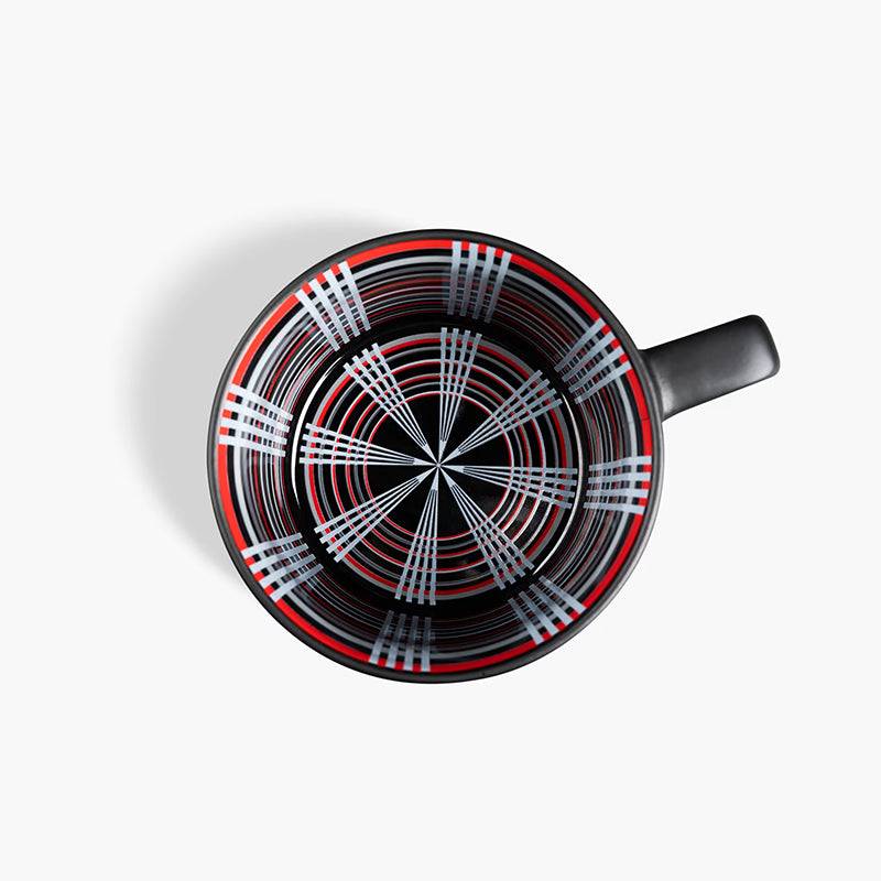 Tesla Life Black Plaid Mug - teskay
