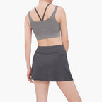 Tesla Life Pleated Slimming Yoga Skirt - teskay