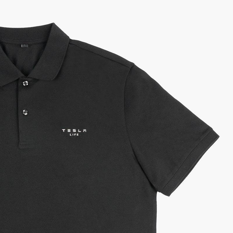 Tesla Life Simple Polo Fashion Short Sleeve - teskay