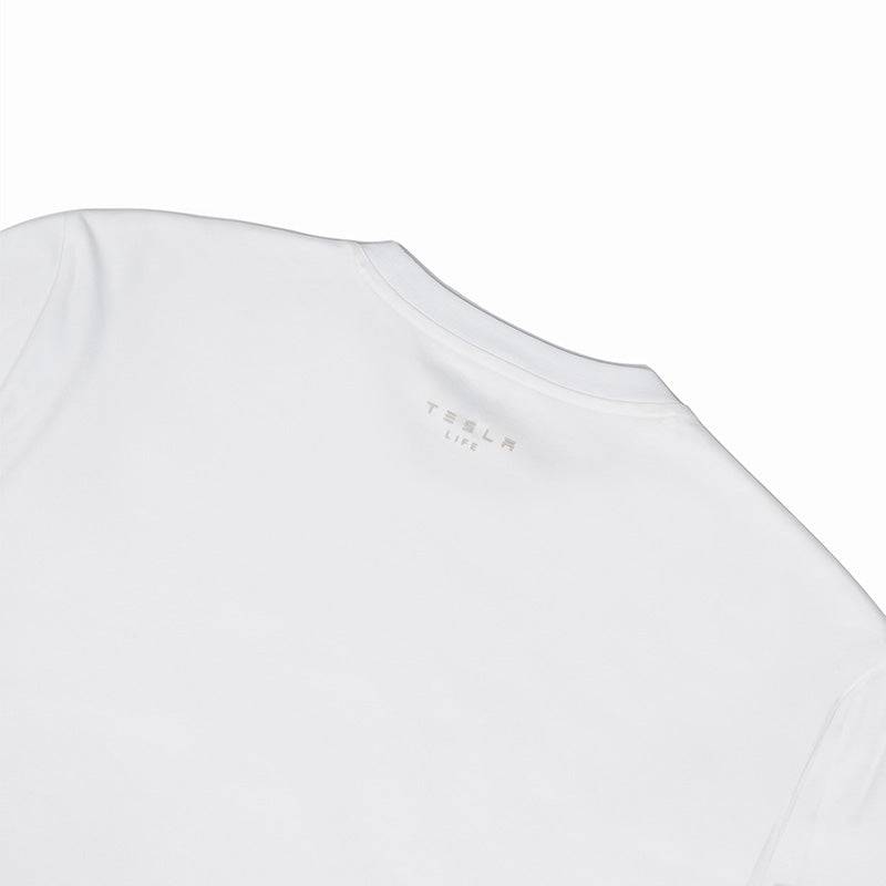 Tesla Life Simple Striped Knit T-Shirt - teskay