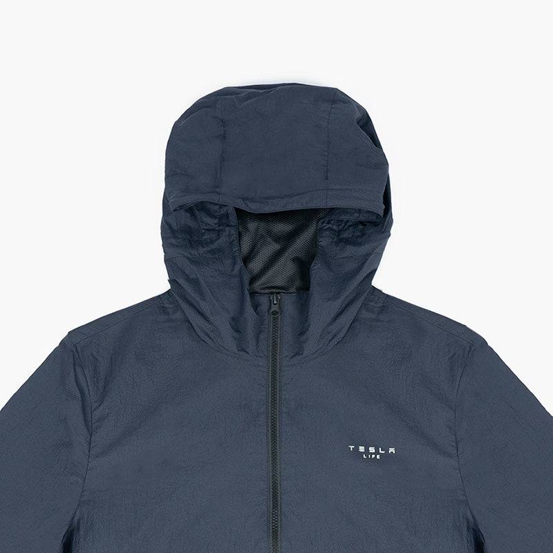 Tesla Life Tech Fabric Hooded Casual Jacket - teskay