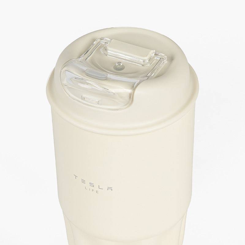 Tesla Life White Matte Coffee Mug - teskay