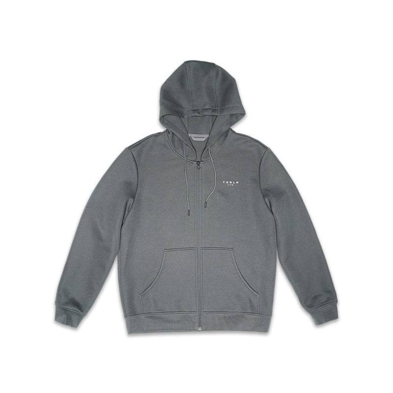 Tesla Life Zip-Up Hoodie - teskay