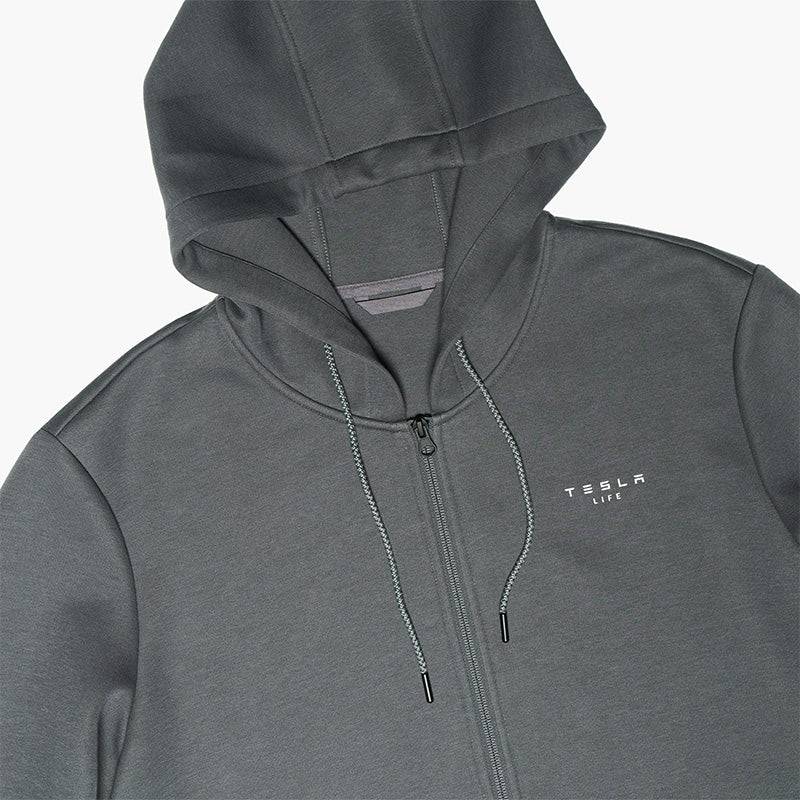 Tesla Life Zip-Up Hoodie - teskay
