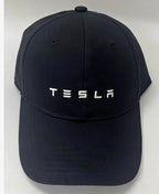 Tesla Lifestyle Cap - Casual Embroidered Adjustable Cap Black offset printing（tesla）
