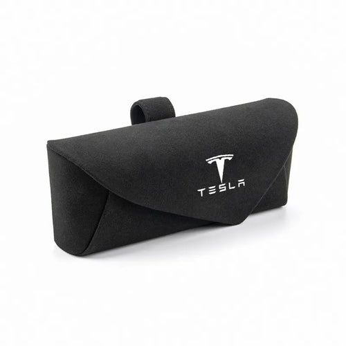 Tesla Model 3/Y/X/S Sunglass Holder Suitable for Sun Visor All Tesla models Suede
