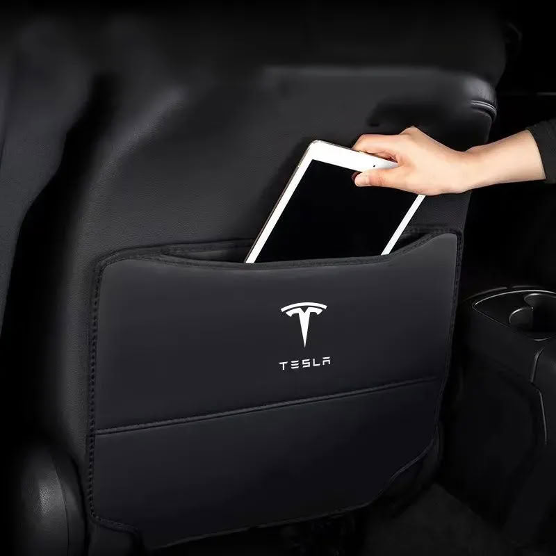 Tesla Model 3/Y (2020-2024) Seat Back Kick Mats（2 Pcs）