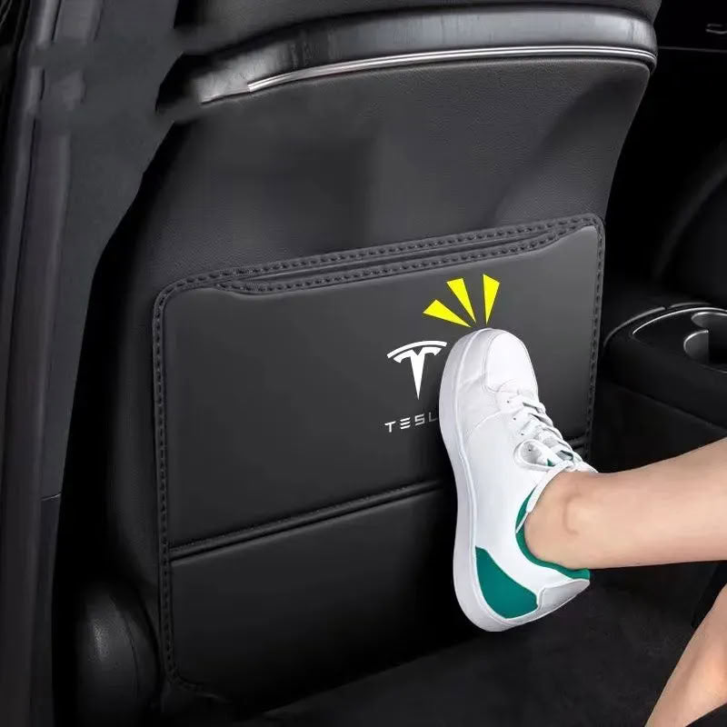 Tesla Model 3/Y (2020-2024) Seat Back Kick Mats（2 Pcs）