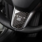 Tesla Model 3/Y Carbon Fiber Texture Steering Wheel Decorative Sticker