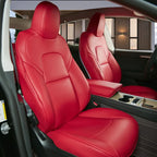 Tesla Model 3/Y Nappa Leather Seat Covers (5-Seat Models) – Airbag & Seat Belt Compatible