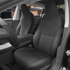 Tesla Model 3/Y Nappa Leather Seat Covers (5-Seat Models) – Airbag & Seat Belt Compatible