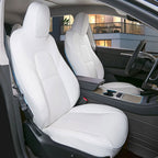 Tesla Model 3/Y Nappa Leather Seat Covers (5-Seat Models) – Airbag & Seat Belt Compatible