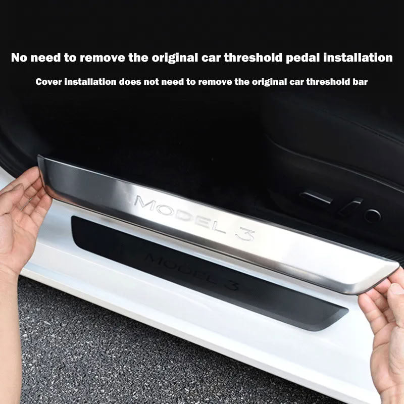 Tesla Model 3 (2019-2023.10) / Y (2020-2025.02) Illuminated Door Sills