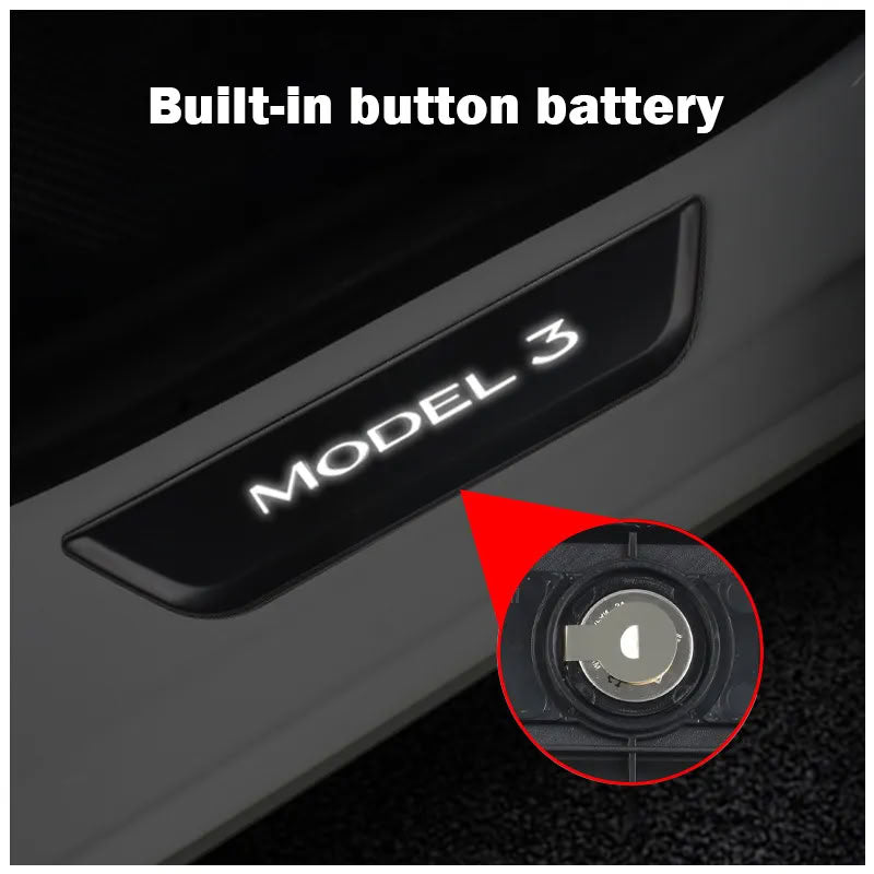 Tesla Model 3 (2019-2023.10) / Y (2020-2025.02) Illuminated Door Sills