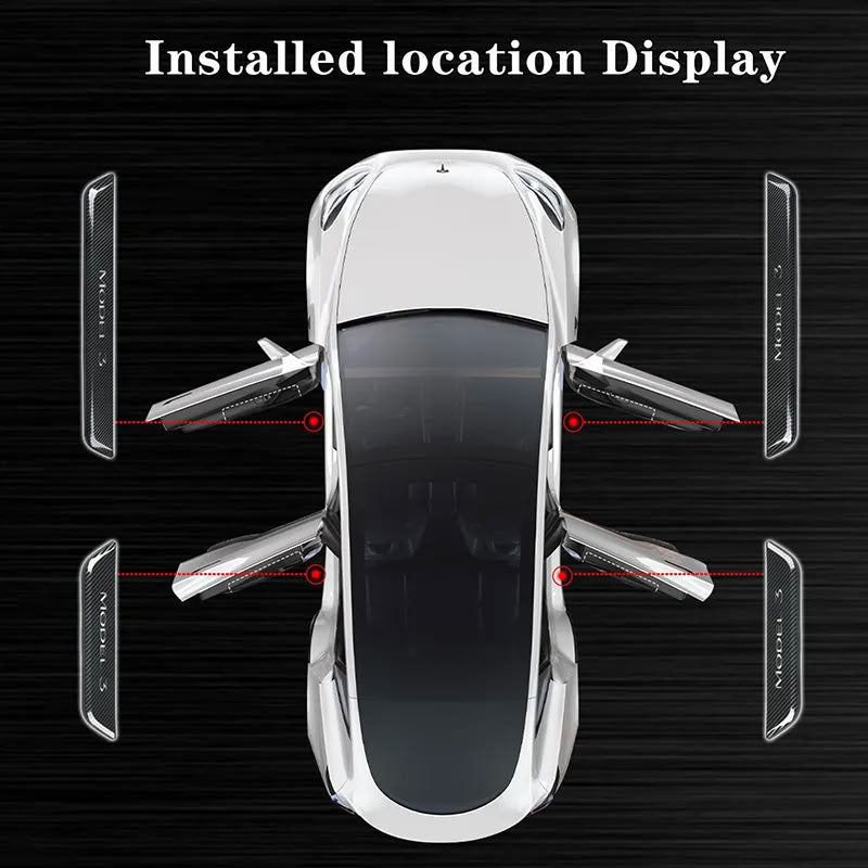 Tesla Model 3 (2019-2023.10) / Y (2020-2025.02) Illuminated Door Sills