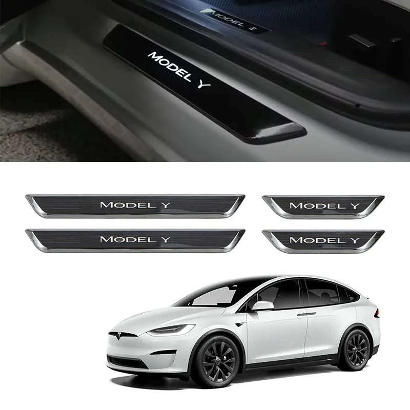 Tesla Model 3 (2019-2023.10) / Y (2020-2025.02) Illuminated Door Sills