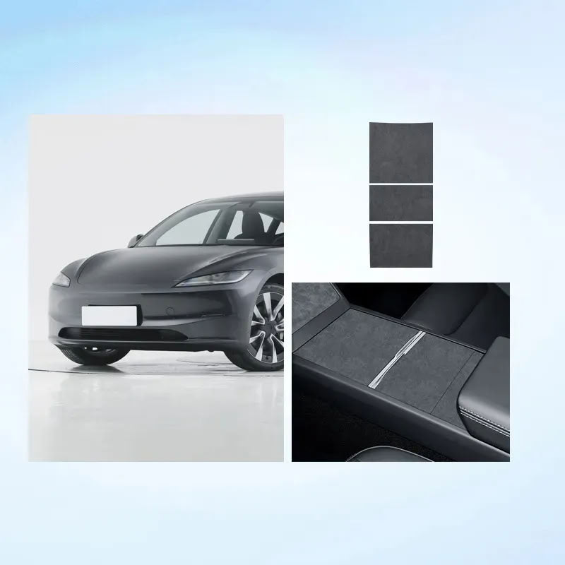 Tesla Model 3 Highland/ Model Y Juniper Alcantara Center Console Patch-7