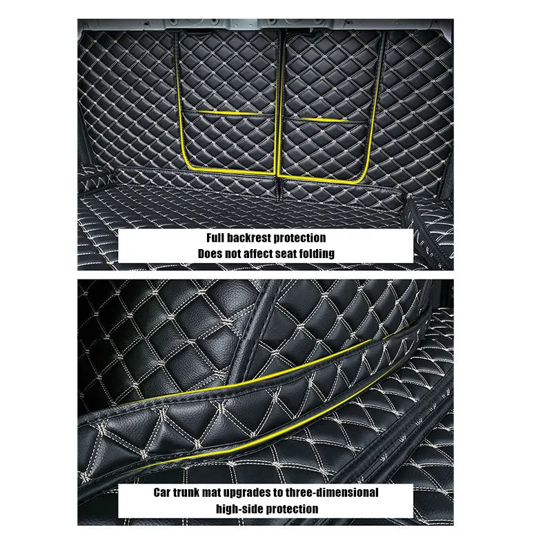 Tesla Model 3 Trunk Mats (8-Piece Set) - Waterproof, Soundproof, Stain-Resistant