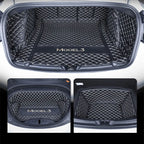 Tesla Model 3 Trunk Mats (8-Piece Set) - Waterproof, Soundproof, Stain-Resistant