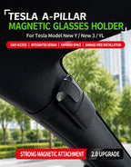 Tesla Model 3/Y A-Pillar Magnetic Sunglasses Case-Teskay